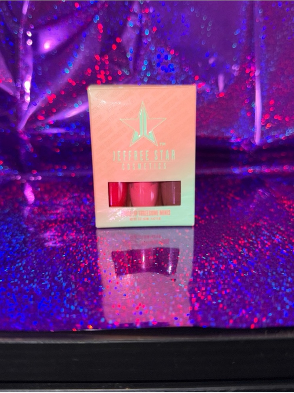Jeffree Star Mini Lipstick Trio - Bright Red and Pink Mix